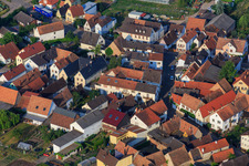Pfalzstr in Zeiskam in the state Rhineland-Palatinate, Germany out of the air