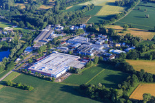 Coca-Cola Soft Drinks AG in the industrial area Im kleinen Bruch in the district Neureut in Karlsruhe in the state Baden-Wuerttemberg, Germany