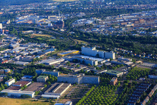 Siemens AG, manufacturing and development site Karlsruhe in the district Knielingen in Karlsruhe in the state Baden-Wuerttemberg, Germany
