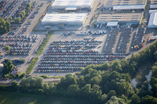 Daimler in the district Maximiliansau in Wörth am Rhein in the state Rhineland-Palatinate, Germany