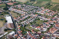 Airfield Street in the district Speyerdorf in Neustadt an der Weinstraße in the state Rhineland-Palatinate, Germany