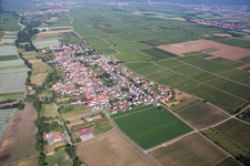 Aerial view of District Duttweiler in Neustadt an der Weinstraße in the state Rhineland-Palatinate, Germany