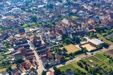 Bahnhofstraße x Hauptstr in Zeiskam in the state Rhineland-Palatinate, Germany