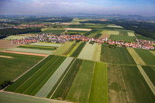 District Hayna in Herxheim bei Landau in the state Rhineland-Palatinate, Germany from above
