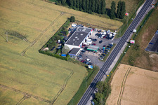 Aerial view of Vendôme in the state Loir et Cher, France