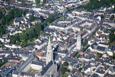 Vendôme in the state Loir et Cher, France seen from above