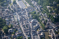 Vendôme in the state Loir et Cher, France from a drone