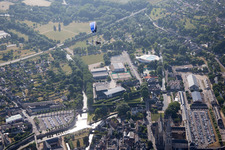 Aerial view of Vendôme in the state Loir et Cher, France