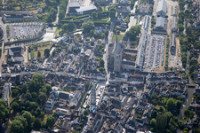 Aerial photograpy of Vendôme in the state Loir et Cher, France