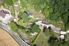 Cave flats at the Loir in Lunay in Centre-Val de Loire, France