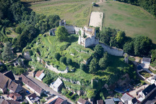 Drone recording of Montoire-sur-le-Loir in the state Loir et Cher, France