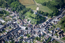 Drone image of Montoire-sur-le-Loir in the state Loir et Cher, France