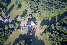 Oblique view of Orchaise, Chateau du Guerinet in Valencisse in the state Loir et Cher, France