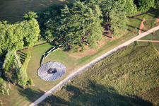 Drone image of Chaumont-sur-Loire in the state Loir et Cher, France