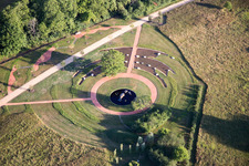 Chaumont-sur-Loire in the state Loir et Cher, France from the drone perspective