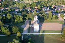 Castle Cheverny - Chateau de Cheverny in Cheverny in Centre-Val de Loire, France from the plane