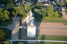 Oblique view of Cheverny in the state Loir et Cher, France