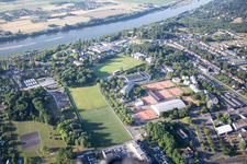 Blois in the state Loir et Cher, France viewn from the air