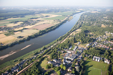Drone image of Blois in the state Loir et Cher, France