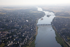 Aerial view of Blois in the state Loir et Cher, France