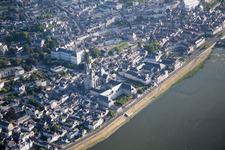 Blois in the state Loir et Cher, France out of the air