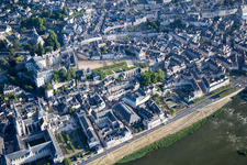 Drone image of Blois in the state Loir et Cher, France