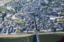 Oblique view of Blois in the state Loir et Cher, France