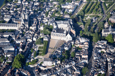 Blois in the state Loir et Cher, France seen from a drone