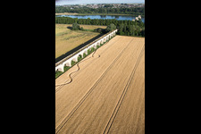 Viaduct near Vineuil/Loire in Vineuil in the state Loir et Cher, France from the drone perspective