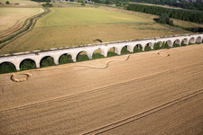 Oblique view of Viaduct near Vineuil/Loire in Vineuil in the state Loir et Cher, France