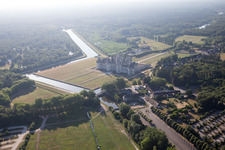 Oblique view of Chambord in the state Loir et Cher, France