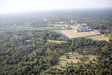 Bird's eye view of Chambord in the state Loir et Cher, France