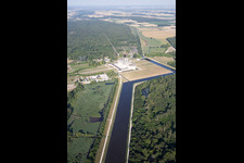 Chambord in the state Loir et Cher, France seen from a drone