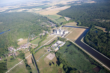Aerial view of Chambord in the state Loir et Cher, France
