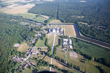 Aerial photograpy of Chambord in the state Loir et Cher, France