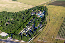 Facility of the Camping Capfun Château de la Grenouillere and Parc de la Grenouillère holiday park in Suèvres in the state Loir et Cher, France