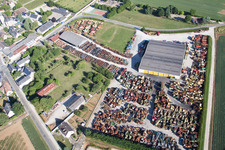 Talcy in the state Loir et Cher, France from the plane