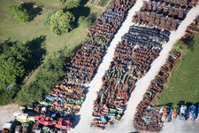 Talcy in the state Loir et Cher, France from the drone perspective