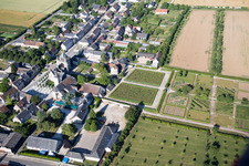 Talcy in the state Loir et Cher, France seen from a drone