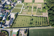 Aerial photograpy of Talcy in the state Loir et Cher, France