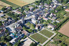 Oblique view of Talcy in the state Loir et Cher, France