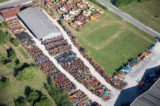 Talcy in the state Loir et Cher, France from the drone perspective