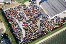 Talcy in the state Loir et Cher, France seen from a drone