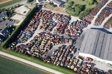 Aerial photograpy of Talcy in the state Loir et Cher, France