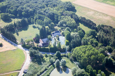 Aerial photograpy of Landes-le-Gaulois in the state Loir et Cher, France