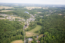 Aerial view of Saint-Ouen-les-Vignes in the state Indre et Loire, France