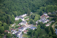 Saint-Ouen-les-Vignes in the state Indre et Loire, France from above