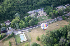 Oblique view of Nazelles-Négron in the state Indre et Loire, France
