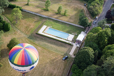 Drone recording of Nazelles-Négron in the state Indre et Loire, France