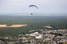 Amboise in the state Indre et Loire, France viewn from the air